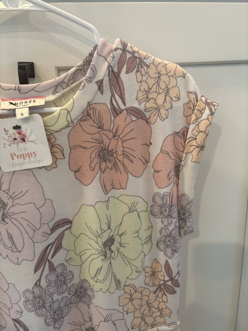 Andree by Unit Floral Cap Sleeve Dress— Pastel Floral Print